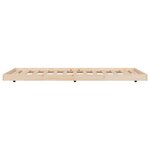 vidaXL Cadre de lit 90x200 cm Bois de pin massif