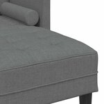 vidaXL Ensemble de Canapés 2 Pièces Gris foncé 173 x 131 x 67 cm tissu