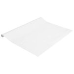 vidaXL Films pour fenêtre dépoli blanc PVC