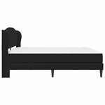vidaXL Cadre de lit avec tête de lit Noir 180 x 200 cm Simili cuir