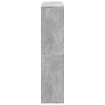 vidaXL Cloison de séparation gris béton 100x33x135cm bois d'ingénierie