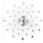 vidaXL Horloge murale avec mouvement à quartz Design moderne 50 cm