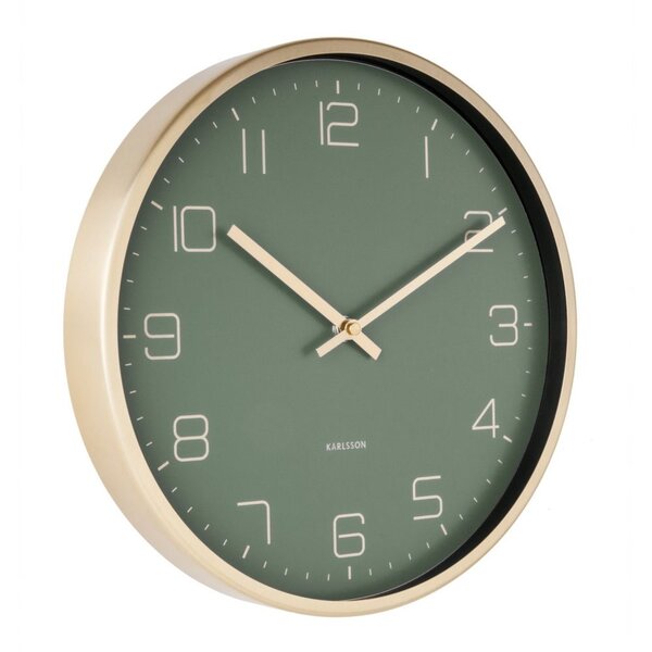 Horloge en métal gold elegance
