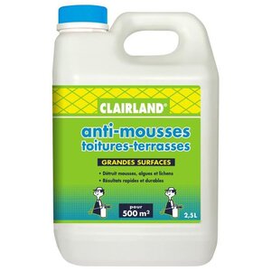 Anti-Dépôts Verts Toitures, Terrasses, Dallages, Murs - Concentré a diluer 2,5 L