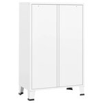 vidaXL Garde-robe industrielle Blanc 67x35x107 cm Acier