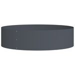 vidaXL Pots anthracite Anthracite Plastique Grand Pots en plastique