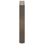 vidaXL Pieds de table basse en U 2 pièces Acier naturel 38 x (42-43) cm Acier