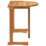 vidaXL Table pliable de balcon 90x60x72 cm bois d'acacia solide