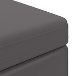 vidaXL Tabouret Gris 101 x 41 x 40 cm