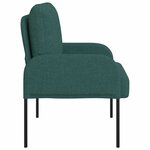 vidaXL Canapés avec coussin 55cm Vert foncé Contreplaqué