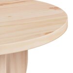 vidaXL Table basse Naturel 39 5 x 39 5 x 53 5 cm Bois massif en pin