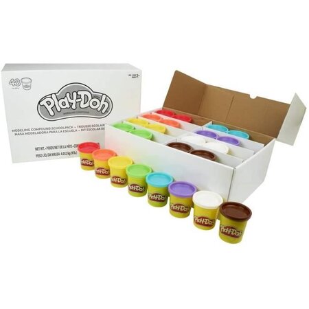 Play-Doh  Coffret de Pate A Modeler pour Ecoles 48 pots