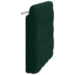 vidaXL Coussin de tête de lit vert foncé 100 cm velours