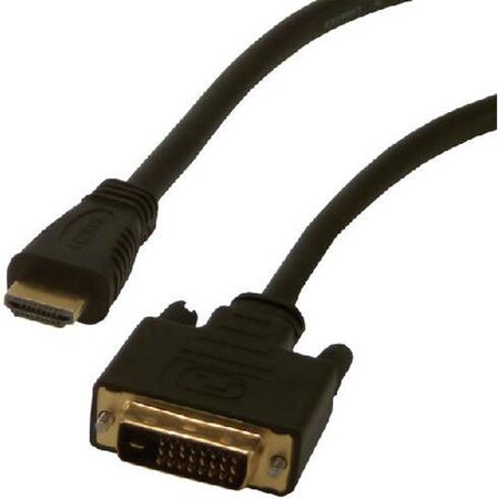 Cable MCL-Samar HDMI vers DVI-D M/M 50cm (Noir)