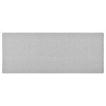 vidaXL Tapis de couloir Gris clair 80x200 cm