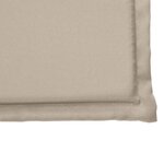 vidaXL Coussins de siège de jardin lot de 4 taupe 45x45x2 cm carré