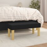 vidaXL Banc Noir 70x30x30 cm Tissu