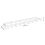 Vidaxl lit surélevé à gabion acier galvanisé 500x100x20 cm