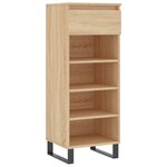 vidaXL Armoire à chaussures Chêne sonoma 40x36x105cm Bois d'ingénierie