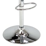 vidaXL Chaises de bar lot de 2 gris bois courbé et tissu