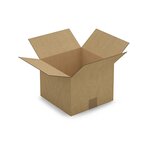 Caisse carton brune simple cannelure raja 25x25x19 cm (lot de 20)