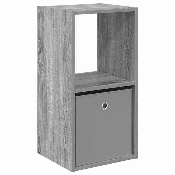 vidaXL Table de chevet Gris Sonoma 35 x 32 x 68 5 cm Bois d'ingénierie