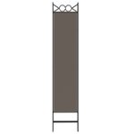 vidaXL Cloison de séparation 6 panneaux Anthracite 240x200 cm Tissu