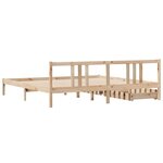 vidaXL Cadre de lit sans matelas 180x200 cm bois massif de pin