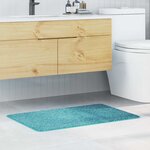 vidaXL Tapis de bain Turquoise 60 x 90 cm Polypropylène
