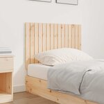 vidaXL Tête de lit murale 95 5x3x60 cm Bois massif de pin