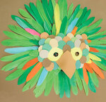 Plumes indiennes multicolores activités enfant 7 à 15 cm 120 pièces