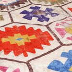 vidaXL Tapis lavable multicolore 80x300 cm antidérapant