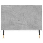vidaXL Table basse gris béton 90x50x40 cm bois d'ingénierie