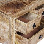 vidaXL Table basse Bois de manguier brut 70 x 70 x 40 cm