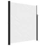 vidaXL Auvent latéral rétractable blanc 220x600 cm