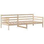 vidaXL Lit de jour avec tiroirs sans matelas 90x190 cm bois massif