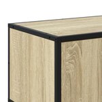 vidaXL Meuble TV chêne sonoma 210x35x41 cm bois d'ingénierie