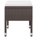 vidaXL Ensemble à manger de jardin 5 Pièces Marron