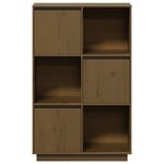 vidaXL Buffet Marron miel 74x35x117 cm Bois massif de pin