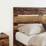 vidaXL Tête de lit Bois ancien 140 cm Bois d'ingénierie