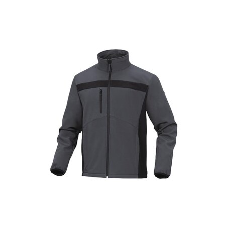 Vestes softshell Luléa 2 coloris gris/noir taille M