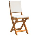 vidaXL Ensemble bistrot 3 Pièces Marron Bois d'acacia massif