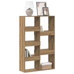 vidaXL Bibliothèque chêne artisanal 100x33x155 5 cm bois d'ingénierie