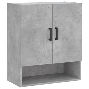 vidaXL Armoire murale gris béton 60x31x70 cm bois d'ingénierie