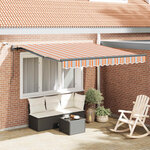 vidaXL Tissu de auvent Multicolore 300 x 250 cm Polyester