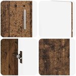 vidaXL Buffet Bois ancien 88 5 x 30 5 x 55 5 cm Bois d'ingénierie