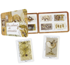 Carnet 12 timbres - Cabinet de curiosités - Lettre Verte