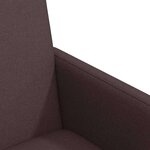 vidaXL Chaise de salle à manger 2 Pièces Marron foncé 57 x 66 x 94 cm