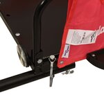 vidaXL Remorque de vélo rouge tissu oxford et fer