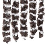 vidaXL Moustiquaire Marron et blanc 56x185 cm Chenille